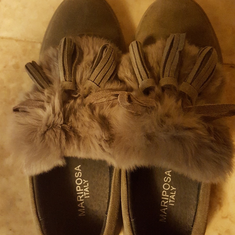 Silver Grey Shoes
